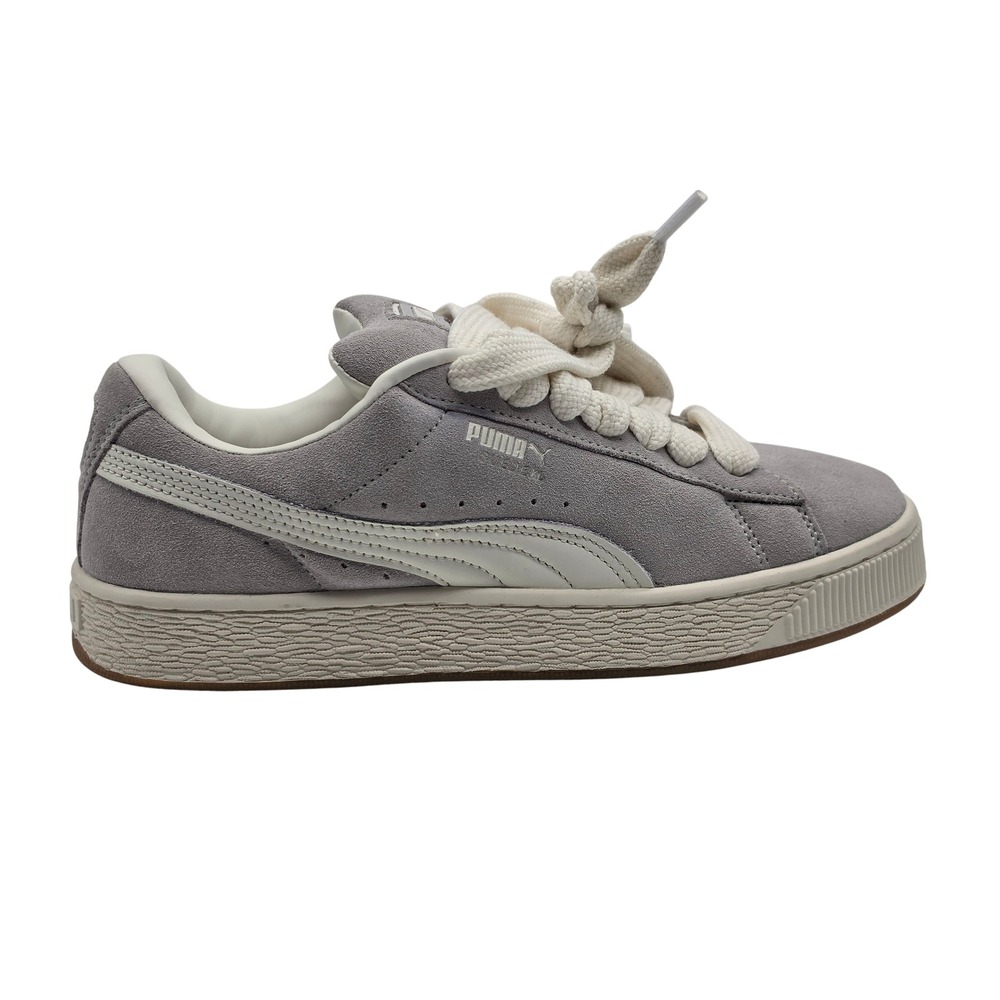 PUMA Suede XL Men's 8 Grey Suede Sneakers Lace Up 395205-81